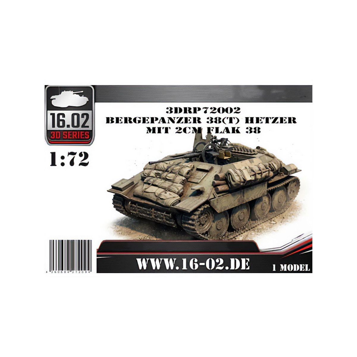Bergepanzer 38(t) Hetzer mit 2cm Flak 38